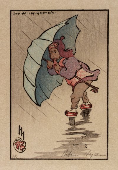Der blaue Regenschirm von Helen Hyde