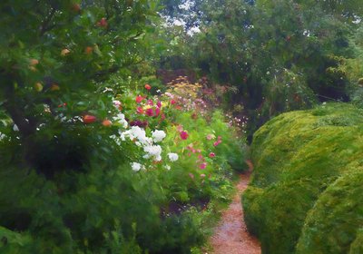 In den Garten, 2018 von Helen White