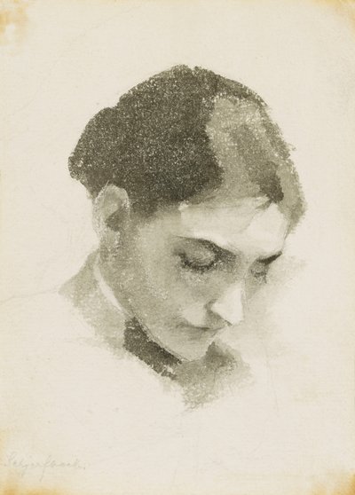 Kopf einer Frau von Helene Schjerfbeck