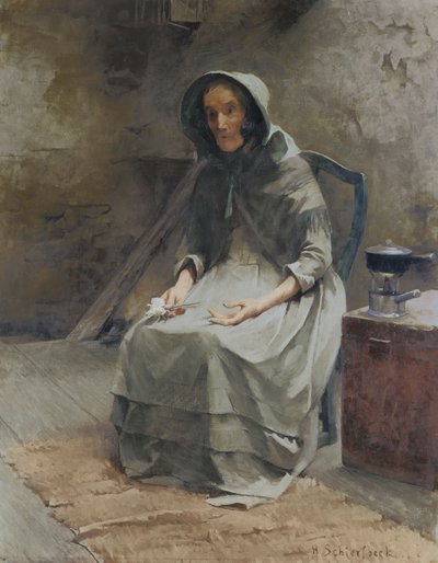 Herbstrose; Hostros von Helene Schjerfbeck