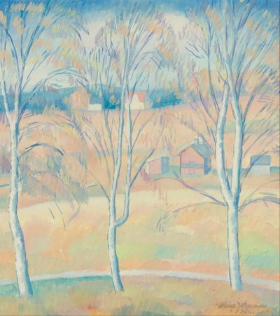 Frühlingslandschaft Halsingland von Helge Johansson