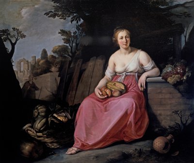 Vertumnus und Pomona von Hendrick Bloemaert