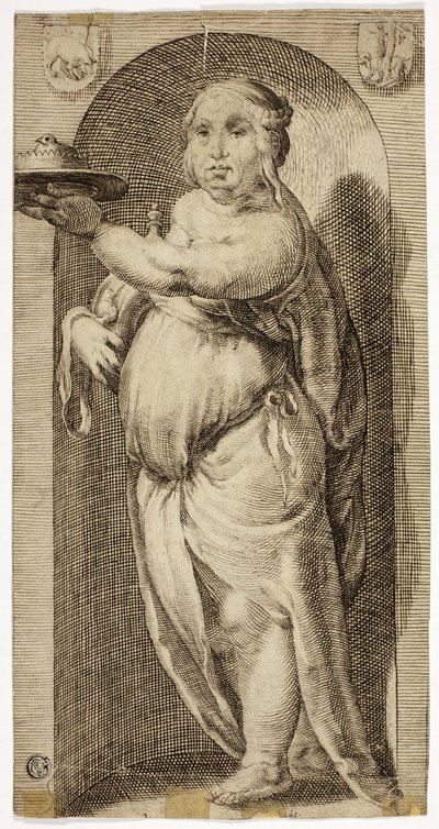 Völlerei von Hendrick Goltzius