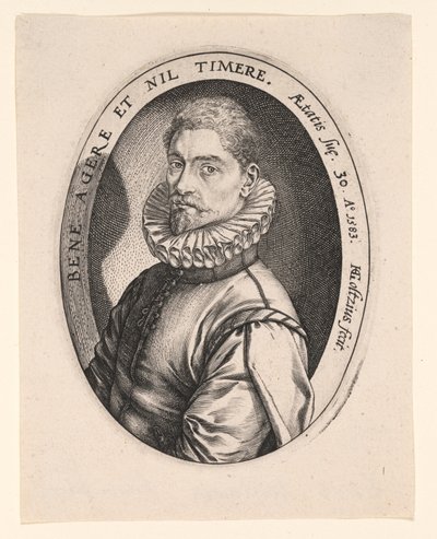 Hieronymus Scholiers von Hendrick Goltzius