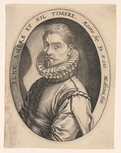 Hieronymus Scholiers von Hendrick Goltzius