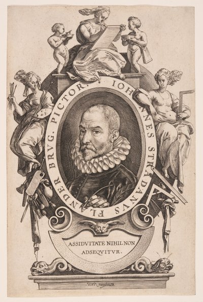 Johannes Stradanus von Hendrick Goltzius