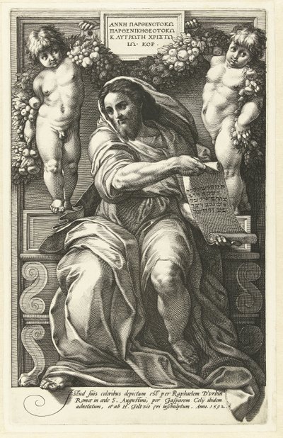 Prophet Jesaja von Hendrick Goltzius