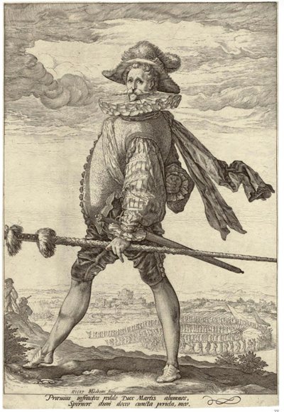 Der Hauptmann der Infanterie von Hendrick Goltzius