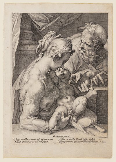 Die Heilige Familie von Hendrick Goltzius