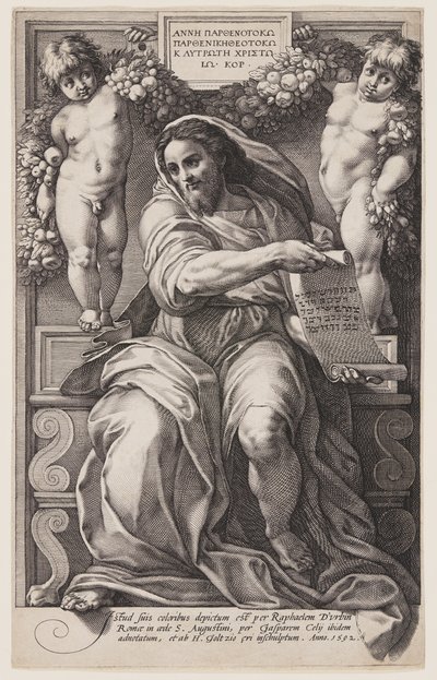 Der Prophet Jesaja von Hendrick Goltzius