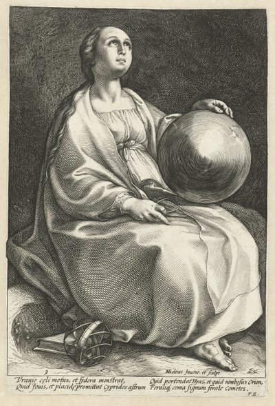 Urania von Hendrick Goltzius