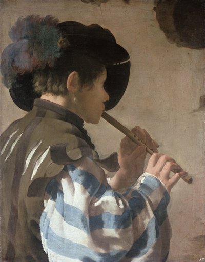 Bube spielt eine Pfeife von Hendrick ter Brugghen