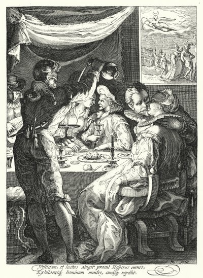 Abend von Hendrik (after) Goltzius