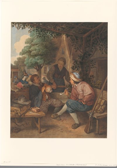 Rastende Reisende von Hendrik Abraham Klinkhamer