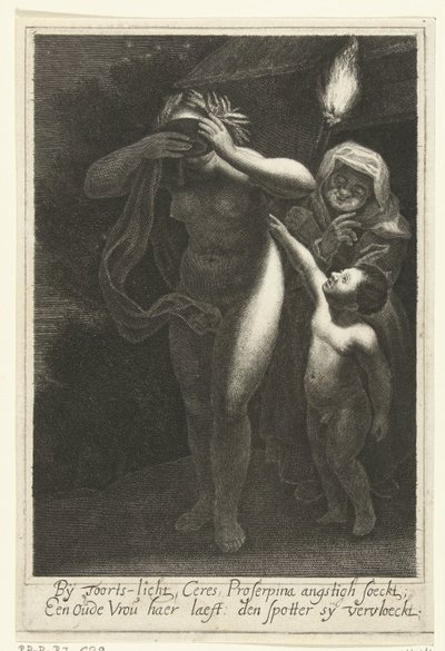 Ceres und Stellio von Hendrik Bary