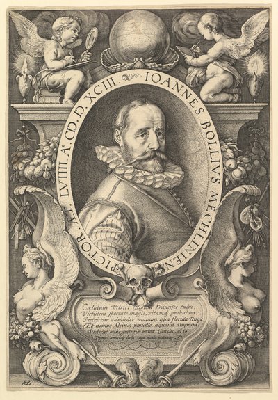 Hans Bol, 1593 von Hendrik Goltzius