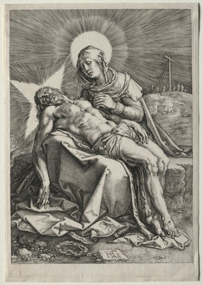 Pietà, 1596 von Hendrik Goltzius