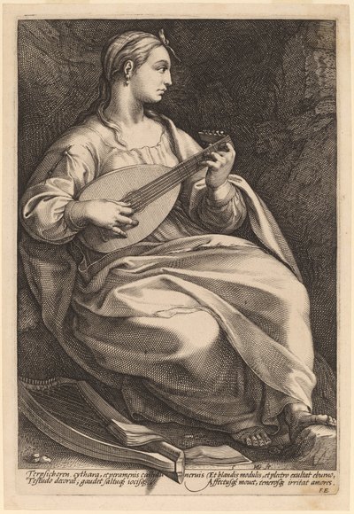 Terpsichore von Hendrik Goltzius