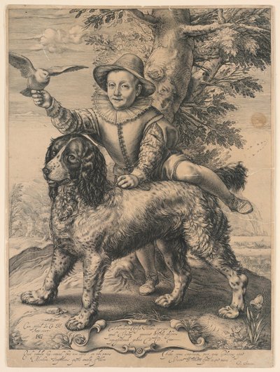 Der Hund von Goltzius von Hendrik Goltzius