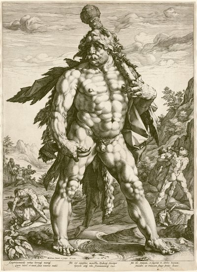 Der große Herkules von Hendrik Goltzius