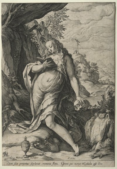 Die büßende Magdalena von Hendrik Goltzius