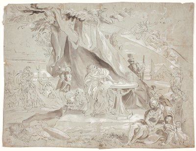 Allegorische Komposition von Hendrik Krock