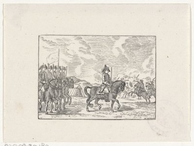 Kavallerie in einer Feldschlacht von Hendrik Numan