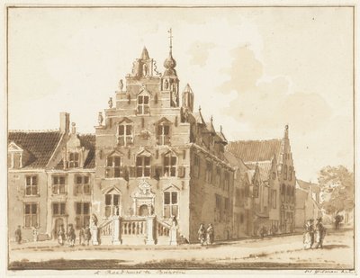 Das Rathaus von Buren von Hendrik Spilman