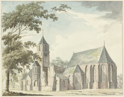 Kirche in Warmond von Hendrik Tavenier