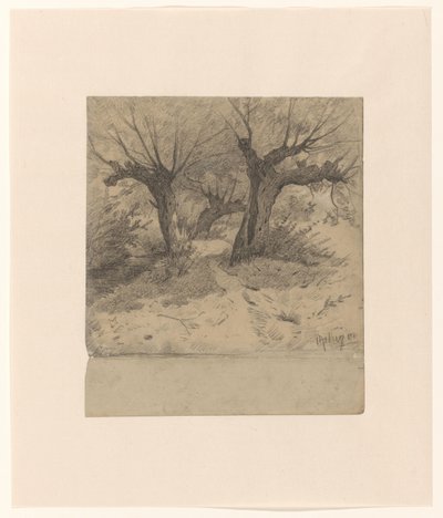 Waldansicht von Hendrikus Alexander van Ingen