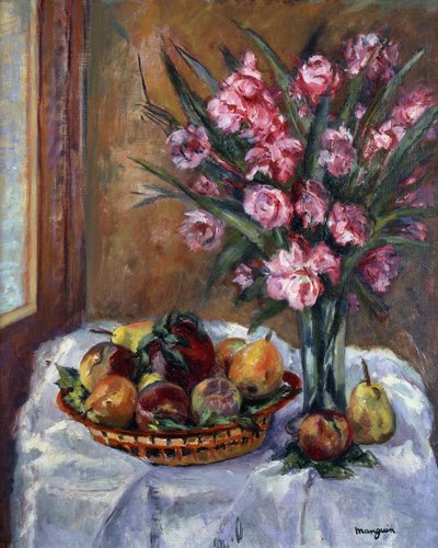 Oleander und Früchte von Henri Charles Manguin