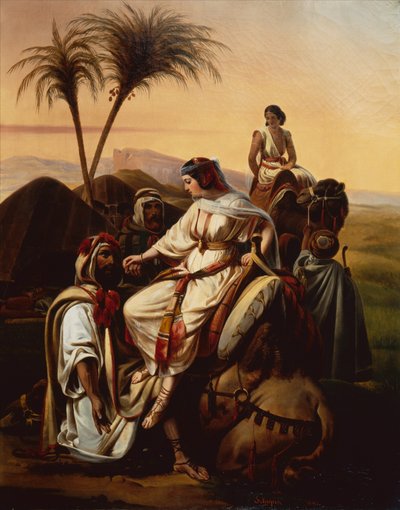 Boas begrüßt Ruth von Henri Frederic Schopin