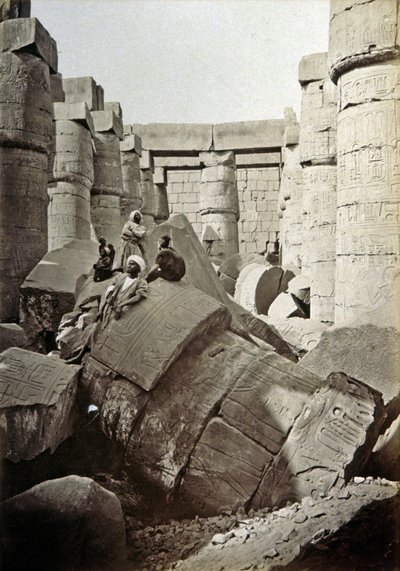 Tempel von Karnak von Henri Béchard