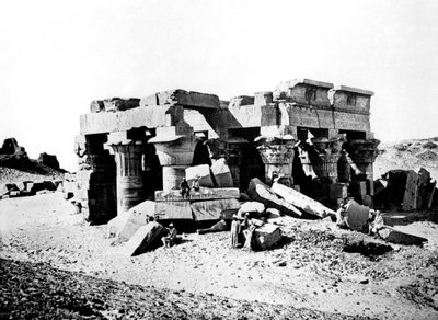 Ombos-Tempel, Nubien, Ägypten, 1887 von Georges Henri Bechard