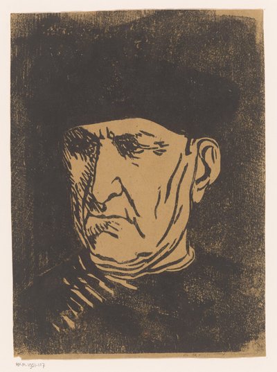 Kopf eines Geistlichen von Henri Charles Guérard
