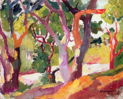 Bäume von Henri Charles Manguin