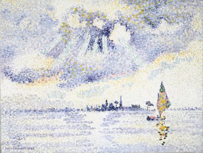 Sonnenuntergang auf der Lagune, Venedig, ca. 1903-04 von Henri Edmond Cross