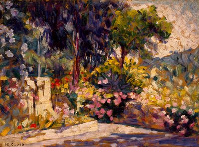 Die blumige Terrasse, 1905 von Henri Edmond Cross