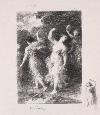 Bacchus von Ignace Henri Jean Fantin Latour