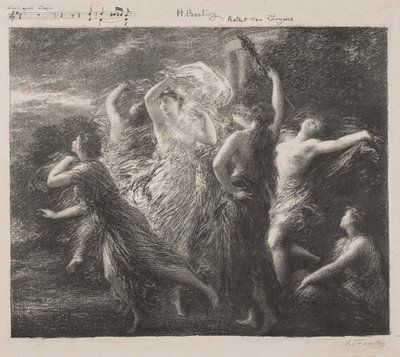 Ballett des Troyons von Ignace Henri Jean Fantin Latour