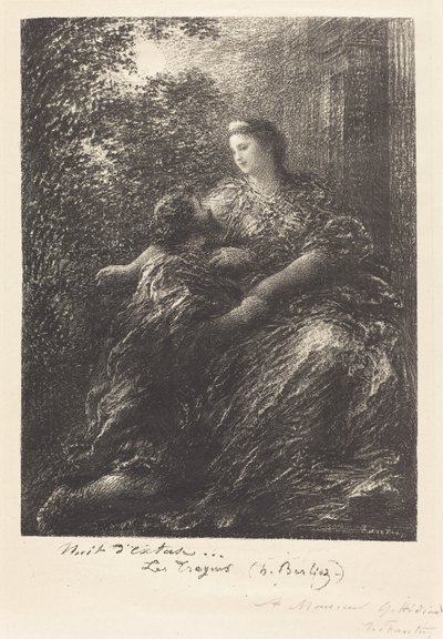 Duett aus "Die Trojaner" (6. Platte) von Ignace Henri Jean Fantin Latour