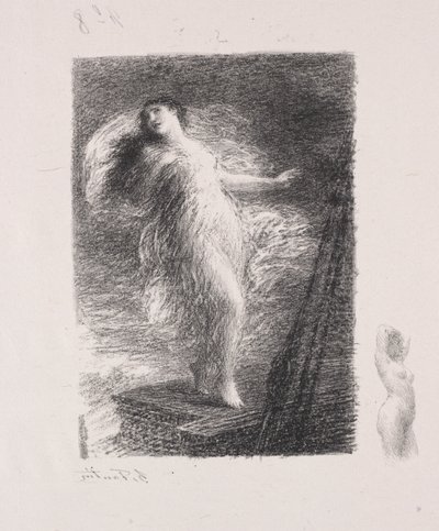 Die junge Tarentin von Ignace Henri Jean Fantin Latour