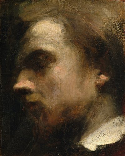Selbstporträt, ca. 1858 von Ignace Henri Jean Fantin Latour