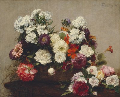 Stillleben mit Blumen von Henri Fantin Latour