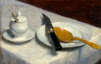Stillleben mit Senftopf, 1860 von Ignace Henri Jean Fantin Latour