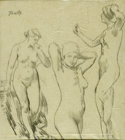 Studie [Weibliche Akte] von Ignace Henri Jean Fantin Latour