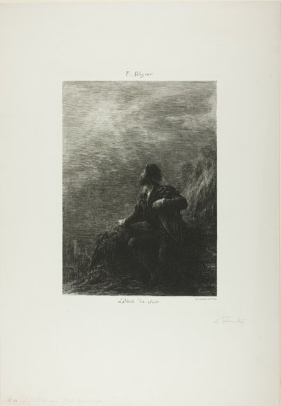 Der Abendstern, zweite Platte von Ignace Henri Jean Fantin Latour