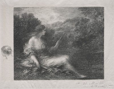 Die Jägerin von Ignace Henri Jean Fantin Latour