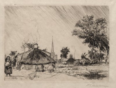 Der Schauer: St. Jean-de-Monte von Ignace Henri Jean Fantin Latour
