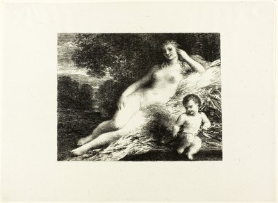 Venus und Amor, zweite Platte von Ignace Henri Jean Fantin Latour